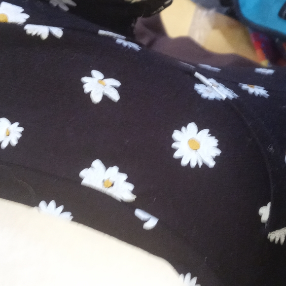 SOLD- No Bounderies black with daisy top size small. - Picture 2 of 5